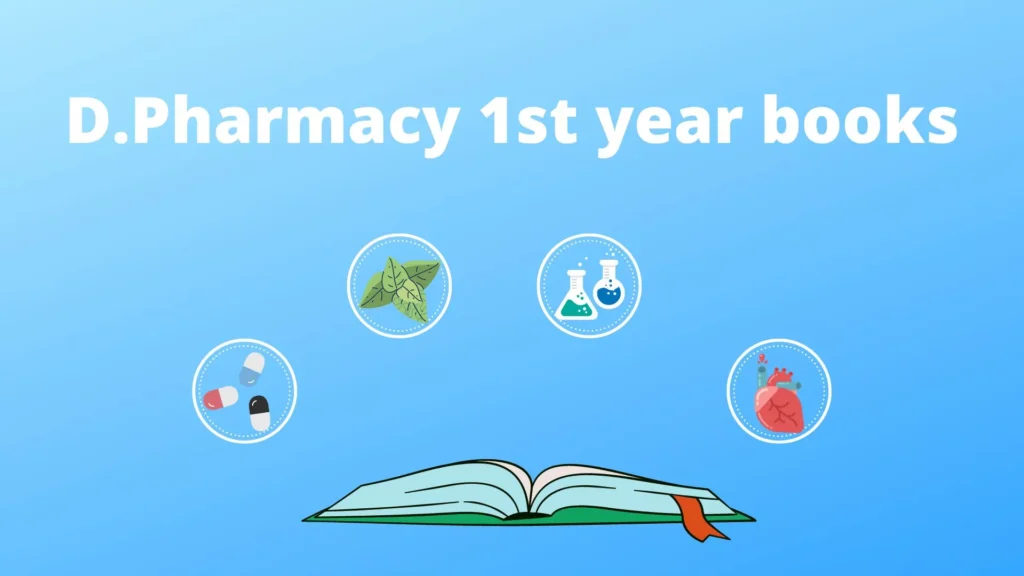 d pharmacy 1st year books