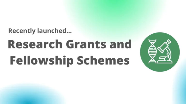 Research grants and fellowship schemes