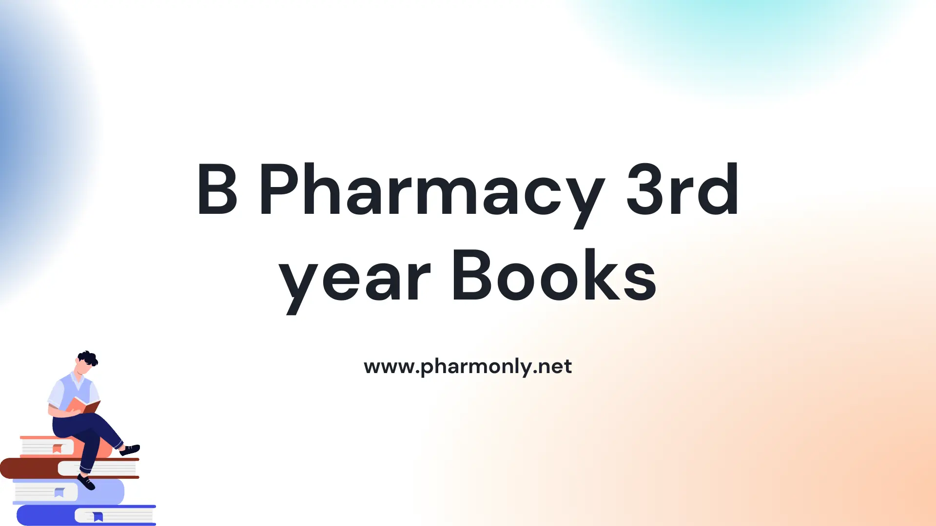 B Pharmacy 3rd year Books